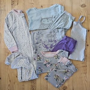 Lot of Toddler Girl Pajamas